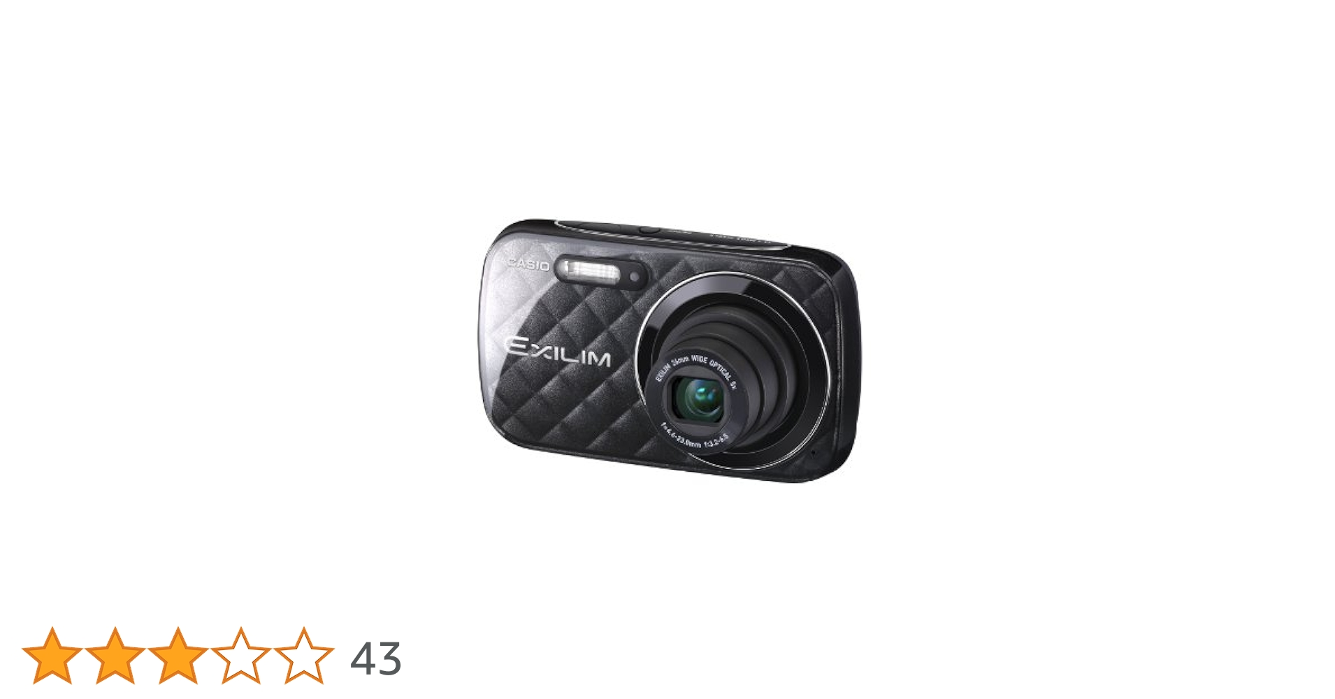 Amazon | CASIO デジタルカメラ EXILIM 1610万画素 5倍 ブラック